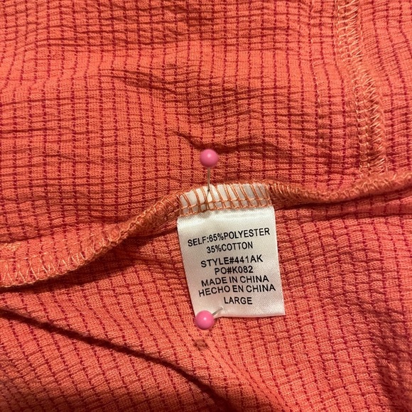 Romper by Apricot Lane x
Ashley Danielle in Tangerine, size L - Picture 6 of 7